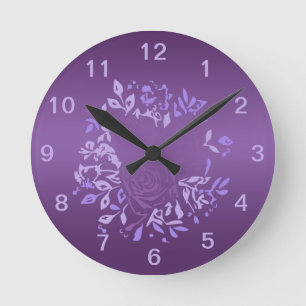 Horloge Ronde ENHANCE YOUR LIVING Space With Our Violet Gradient