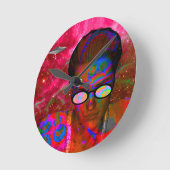 Horloge Ronde Enlèvement d'Aliens (Angle)