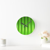 Horloge Ronde Ensemble de bambou vert (Maison)