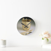 Horloge Ronde Ensemble de voyage d'un couteau, d'une fourchette, (Maison)