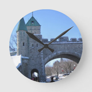 Horloge Ronde Entrance to Old Québec, Québec, Canada