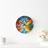 Horloge Ronde Entre miroir et mémoire (Maison)