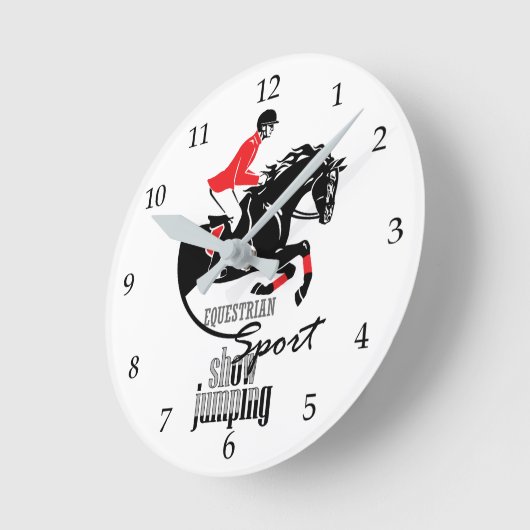 Horloge Ronde equestrishow (Angle)