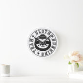 Horloge Ronde Équipe courante de paresse (Maison)