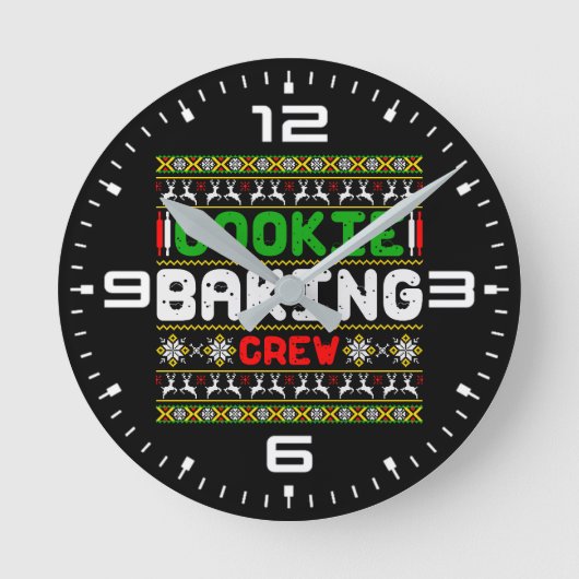Horloge Ronde Équipe de cuisson des biscuits (Recto)
