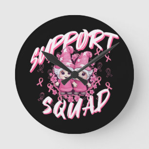 Horloge Ronde Équipe de soutien Gnome Warrior Sensibilisation au