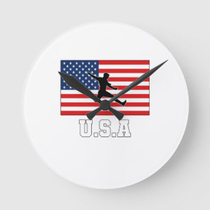 Horloge Ronde Équipe des États-Unis de football USMNT