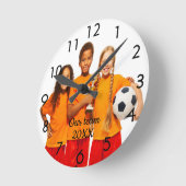 Horloge Ronde Équipe sportive keepsake kids (Angle)