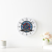 Horloge Ronde Équipe SWAT personnalisée (Maison)