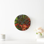 Horloge Ronde Érable japonais en automne (Maison)