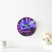 Horloge Ronde Espèce de Purple Daisy (Maison)