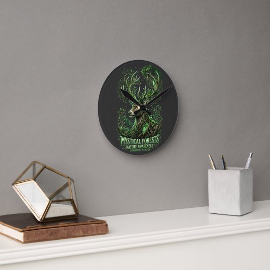 Horloge Ronde Esprit de la forêt (Bureau)