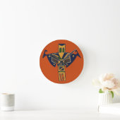 Horloge Ronde Esprit shaman sud-ouest (Maison)