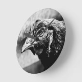 Horloge Ronde esprits et poulets (Angle)