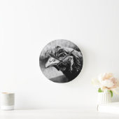 Horloge Ronde esprits et poulets (Maison)