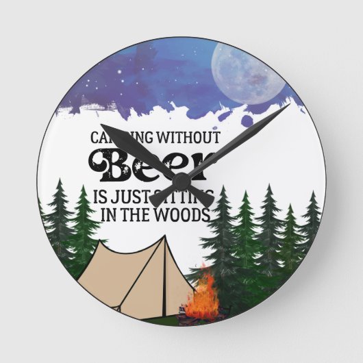 Horloge Ronde Essentiels de camping (Recto)