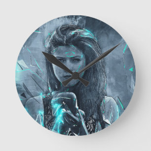 Horloge Ronde Est-ce que ça veut dire quand on rêve Zazzle_Gro