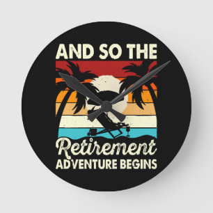 Horloge Ronde Et c'est ainsi que l'aventure de la retraite comme