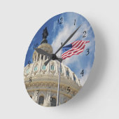 Horloge Ronde États-Unis, Columbia, Washington DC, Capitol Build (Angle)