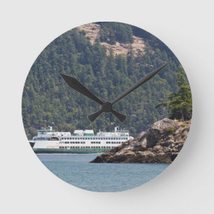 Horloge Ronde États-Unis, WA. Washington State Ferries
