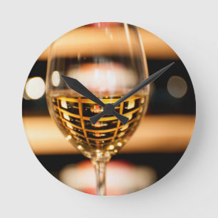 Horloge Ronde États-Unis, Washington, Walla Walla.Verre de vin