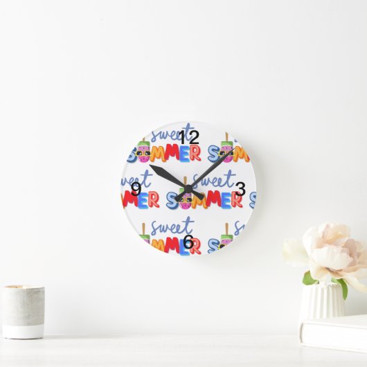 Horloge Ronde été doux (Maison)