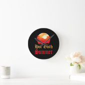 Horloge Ronde été gothique chaud (Maison)