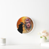 Horloge Ronde Été indien (Maison)