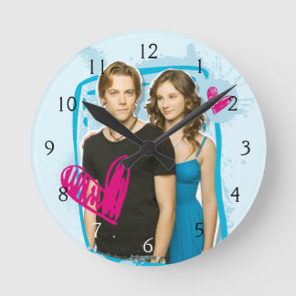Horloge Ronde Ethan & Tara