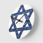 Horloge Ronde étoile de david (Angle)