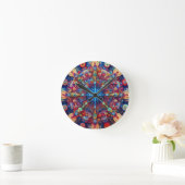 HORLOGE RONDE ÉTOILE DE NOËL (Maison)