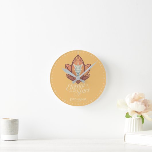 Horloge Ronde Étoile Éternelle Graphique (Maison)