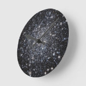 Horloge Ronde Étoiles (Angle)