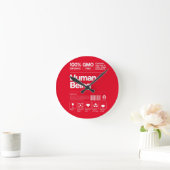 Horloge Ronde être humain (Maison)