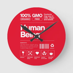 Horloge Ronde être humain