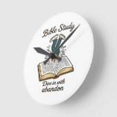 Horloge Ronde Étude biblique (Angle)