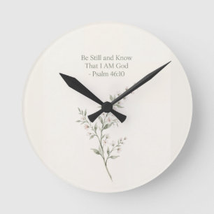 Horloge Ronde Étui de téléphone restez calme