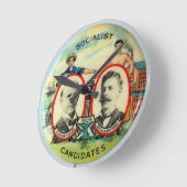 Horloge Ronde Eugene debs clock (Angle)