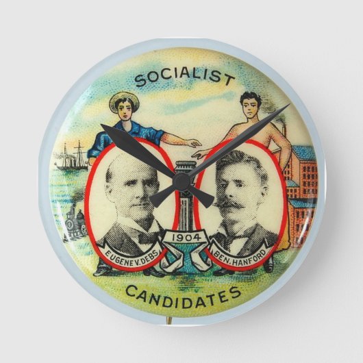 Horloge Ronde Eugene debs clock (Recto)