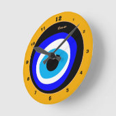 Horloge Ronde Evil Eye Talisman & arabe Amulet /turc, grec (Angle)