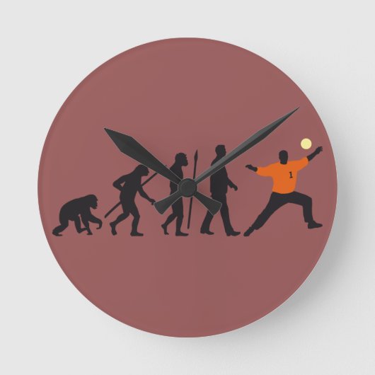 Horloge Ronde evolution of man go goeeeeeeegee (Recto)