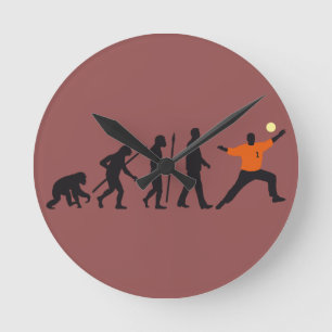 Horloge Ronde Evolution of man goeper keeper