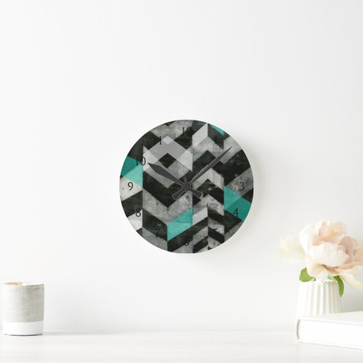 Horloge Ronde Exclusion Chevron II (Maison)