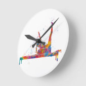 Horloge Ronde exercice de gymnastique (Angle)