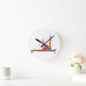 Horloge Ronde exercice de gymnastique (Maison)