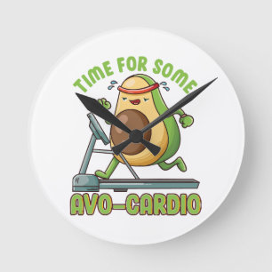 Horloge Ronde Exercice d'entraînement Drôle Humour Citations