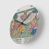 Horloge Ronde Exodus 16 13-22 God provides quail and manna to th (Angle)