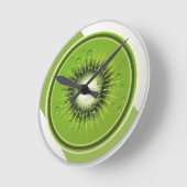 Horloge Ronde Exotic Fruit Kiwi Wall Clock (Angle)