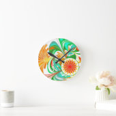 Horloge Ronde Explosion de Citrus (Maison)