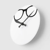 Horloge Ronde Eye Glasses (Angle)